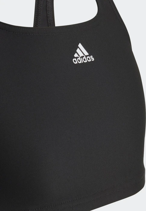 adidas 3-Streifen Bikini-Set schwarz/weiß (Junior)