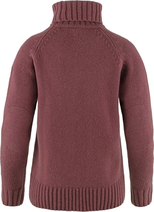 Fjällräven Övik Cable Roller Neck Strickpullover mesa purple (Damen)