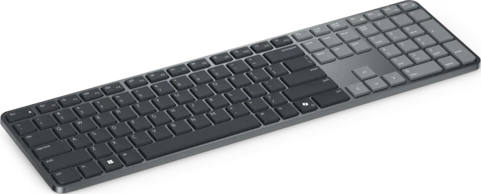 Dell Pro 7 Slim Wireless Keyboard, grau, USB/Bluetooth, DE