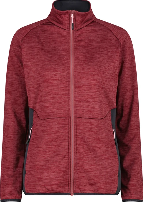 CMP Fleece Grid Tech Jacke peony melange (Damen)