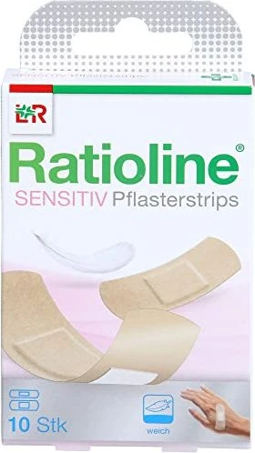 Lohmann & Rauscher Ratioline Sensitiv Pflasterstrips 2 Größen, 10 Stück
