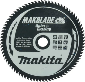 Makita Makblade Plus Kreissägeblatt 80Z, 260x2.8x30mm, 1 Stück