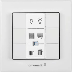 eQ-3 HomeMatic Funk-Wandtaster 6-fach weiß, Bausatz
