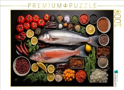 Calvendo Fischplatte zur gesunden Ernährung