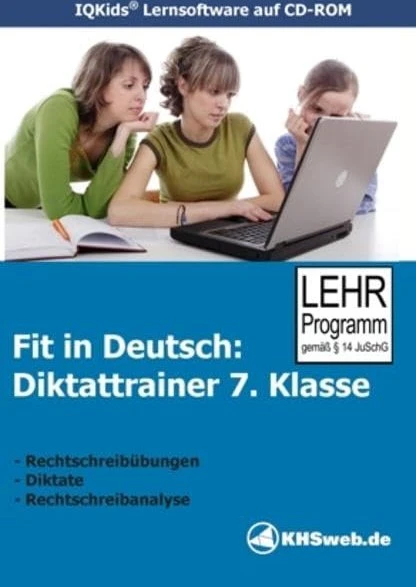 KHSweb Fit in Deutsch - Diktattrainer 7. Klasse (deutsch) (PC)