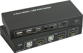SpeaKa Professional Professional HDMI/USB KVM-Switch, 2-port (1082615-62)