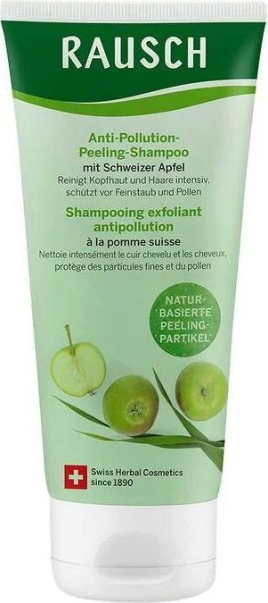 Rausch Anti-Pollution-Peeling-Shampoo mit Schweizer Apfel, 100ml
