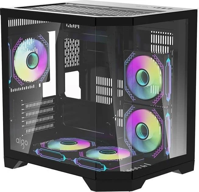 DarkFlash FT350 Black, Glasfenster