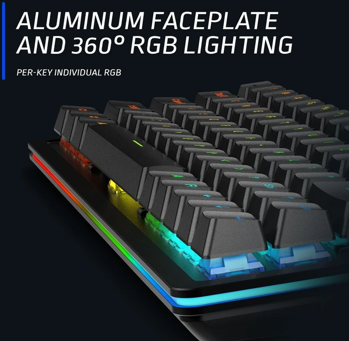 Mountain Everest 60, LEDs RGB, hot-swap, Midnight Black, Linear 45, USB, DE