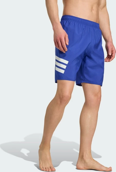 adidas 3-Streifen 8-Inch Badeshorts semi lucid blue/white (Herren)