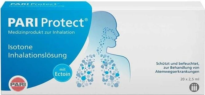 Pari Protect Inhalationslösung mit Ectoin Ampullen, 50ml (20x 2.5ml)
