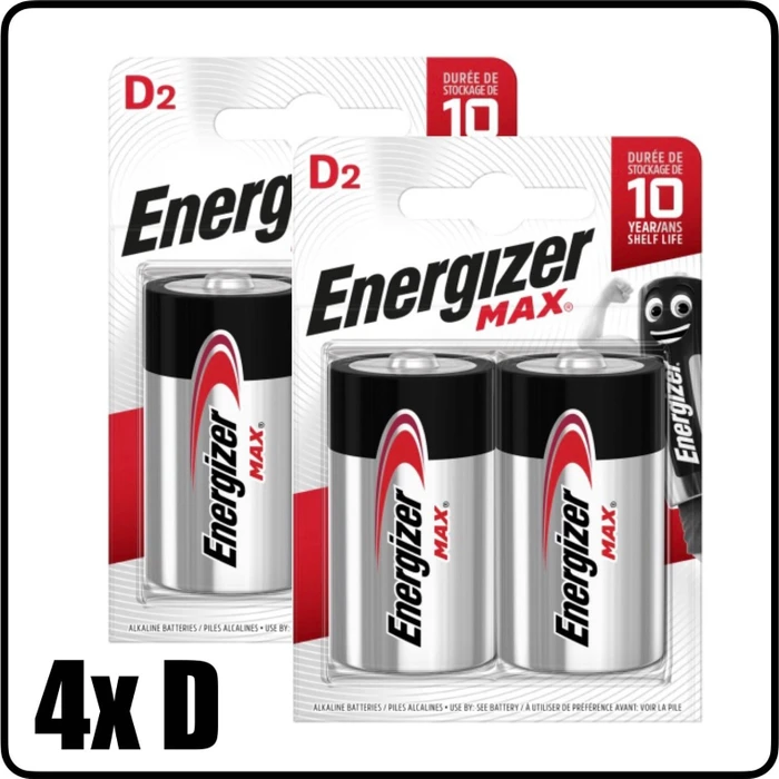 Energizer Max Mono D, 2er-Pack