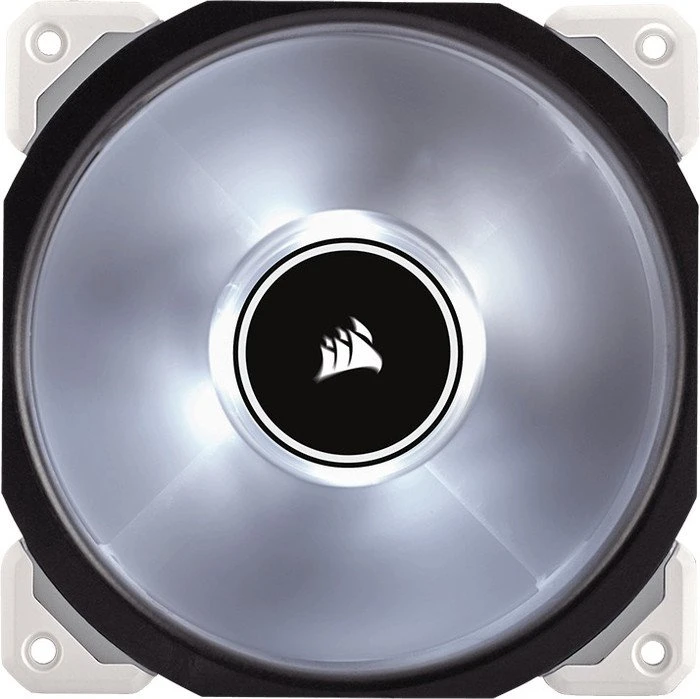 Corsair ML Series ML120 PRO LED White Premium Magnetic Levitation Fan, 120mm