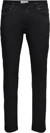 ONLY & SONS Slim Mid Loom Jeans black denim (Herren)