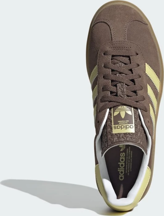 adidas Gazelle Bold earth strata/powder yellow/cloud white (Damen)