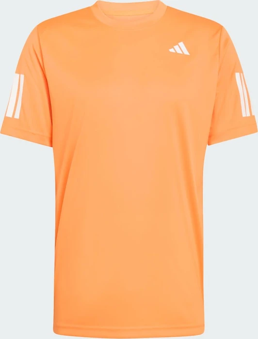 adidas Club Tennis Climacool 3-Streifen Funktionsshirt kurzarm pure orange (Herren)