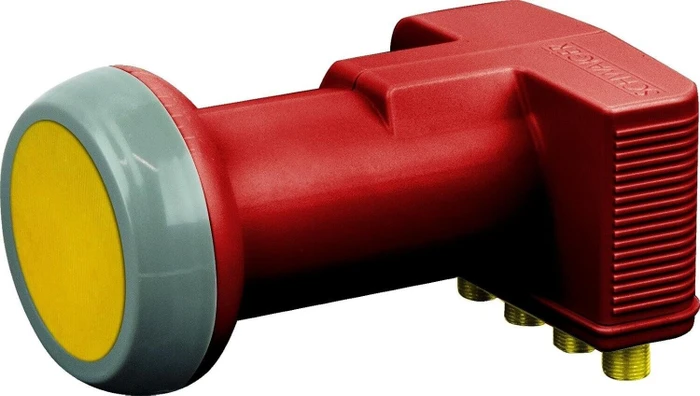 Schwaiger Sun Protect - Digitales Quad LNB Karton ziegelrot
