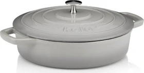 Kela Calido Bräter flach 28cm grau