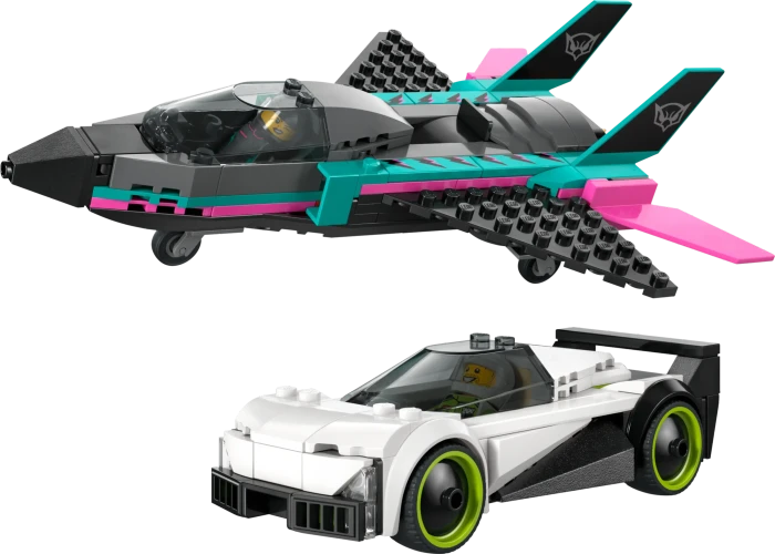 LEGO City - Düsenflieger vs. Rennauto