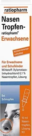 NasenTropfen-ratiopharm Erwachsene konservierungsmittelfrei, 10ml