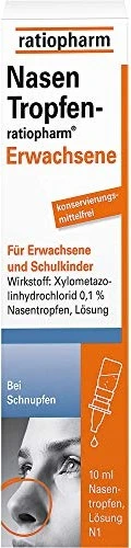 NasenTropfen-ratiopharm Erwachsene konservierungsmittelfrei, 10ml