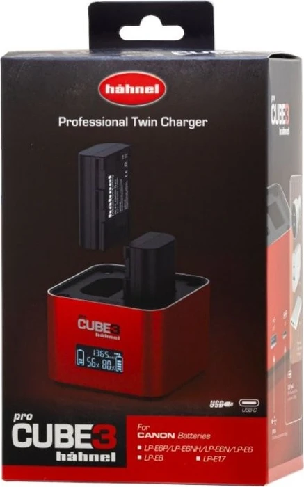 Hähnel ProCube 3 Doppelladegerät für Canon