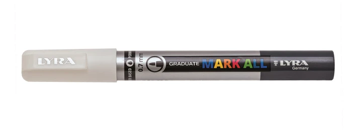 Lyra Graduate Mark All Permanentmarker 0.7mm weiß