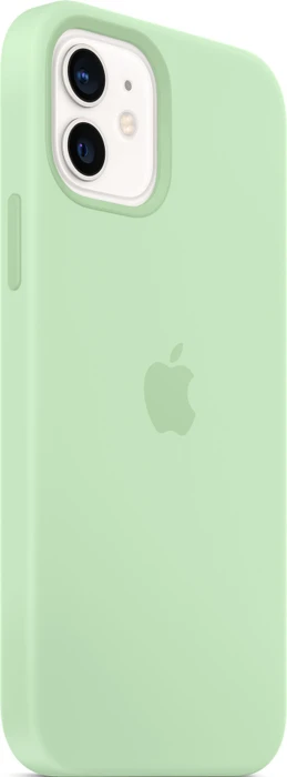Apple Silikon Case mit MagSafe für iPhone 12/iPhone 12 Pro Pistazie