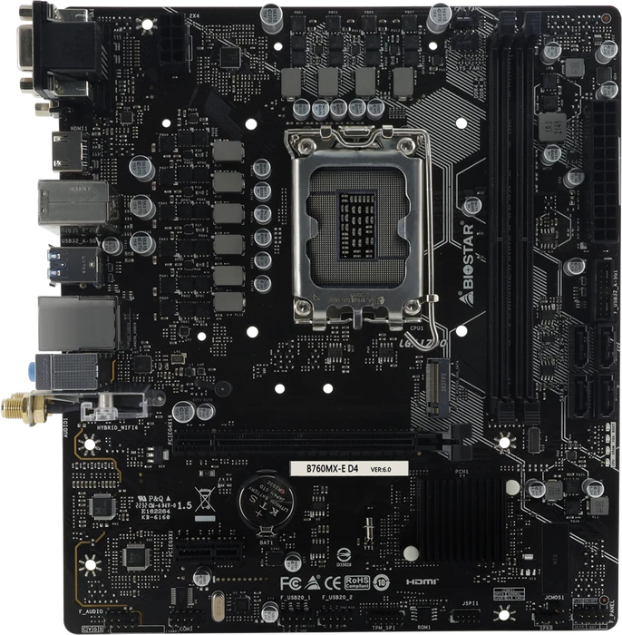 Biostar B760MX-E D4 (Intel 1700)
