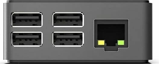 Flirc Gehäuse für Raspberry Pi 4, Kodi Edition, anthrazit