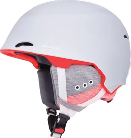 Alpina Maroi Helm silver/flamingo matt