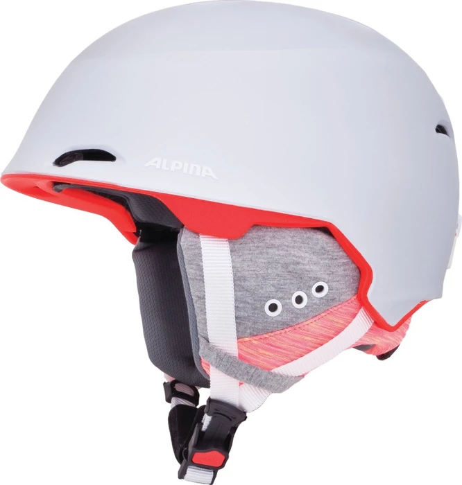Alpina Maroi Helm silver/flamingo matt