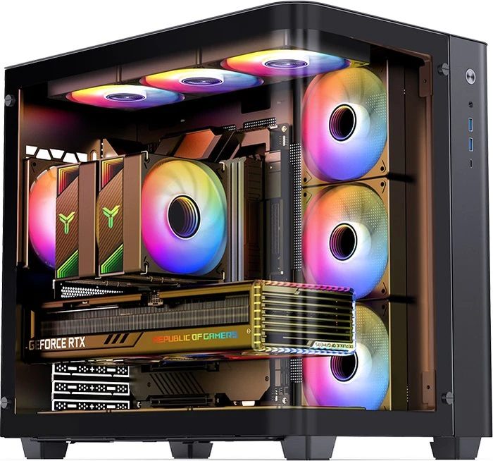 Jonsbo TK-3 Black, Glasfenster