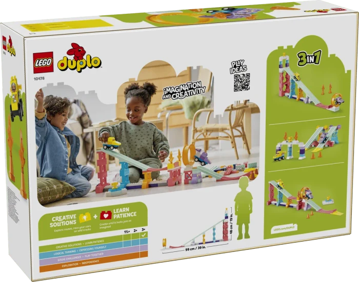 LEGO DUPLO - Kreative Sprungschanzen mit kleinen Flitzern 3-in-1-Set