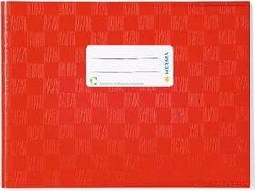 Herma Heftschoner Kunststoff, A5, quer, rot, 10er-Pack