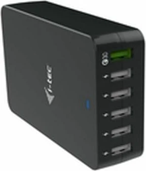 i-tec USB Smart Charger 6x USB-A Port 52W schwarz