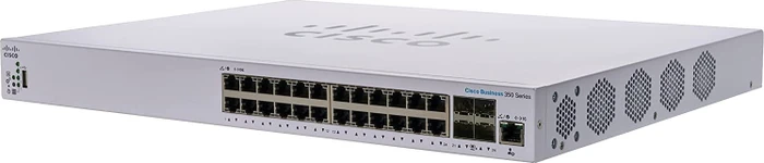 Cisco Business 350 Rackmount 10G Managed Switch, 20x RJ-45, 4x RJ-45/SFP+