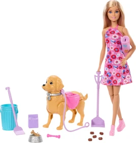 Mattel Barbie - Malibu Puppy Walks