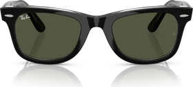 Ray-Ban RB2140 Original Wayfarer Classic 50mm polished black on transparent/green