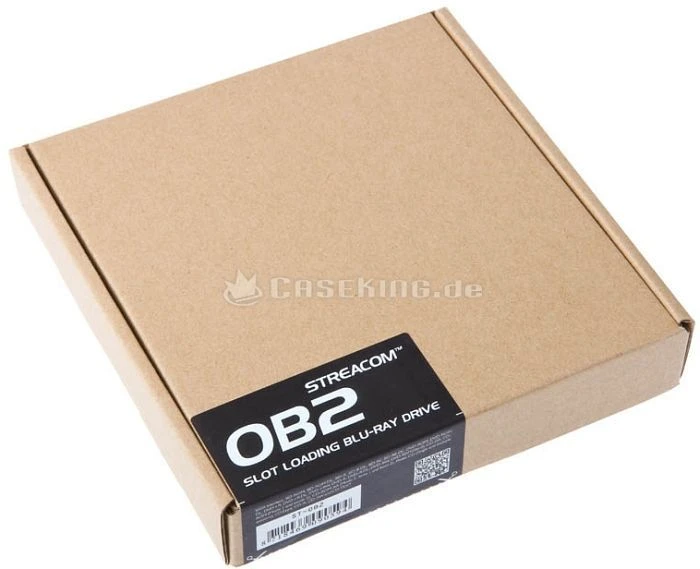 Streacom OB2, SlimLine schwarz, SATA