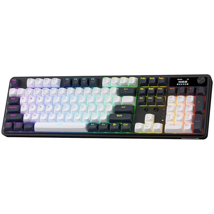Redragon Wyvern K761 Pro Wireless, Abyssal Blue, LEDs RGB, Mint Mambo, USB/Bluetooth, US