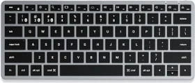 Satechi Slim X1 Backlit Keyboard, schwarz/grau, Bluetooth, US (ST-BTSX1M)