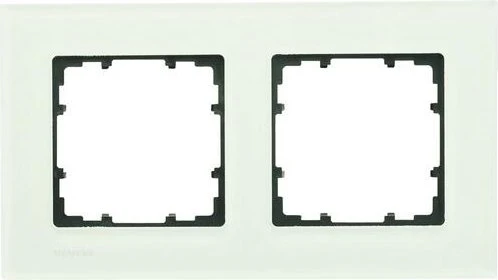 Siemens DELTA miro Glas Rahmen 2-Fach, grün