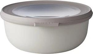 Mepal Multischüssel Cirqula rund Aufbewahrungsbehälter 750ml nordic white