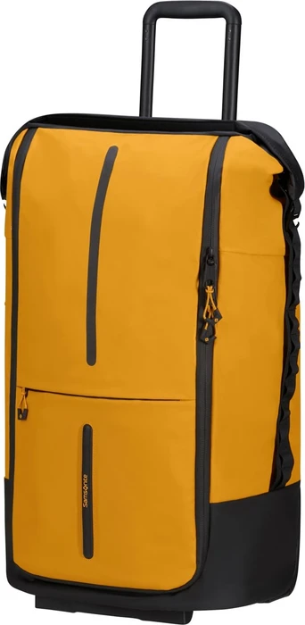 Samsonite Ecodiver Duffel mit 4 Rollen 4 in 1 faltbar 82cm gelb