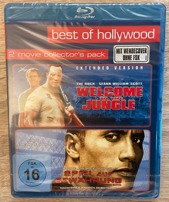 Spiel auf Bewährung/Welcome To The Jungle (Blu-ray)