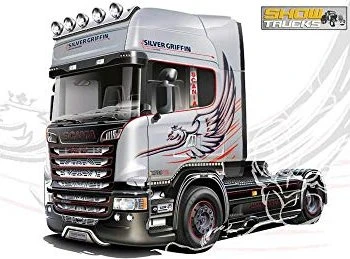 Italeri Scania R730 V8 Streamline Silver Griffin