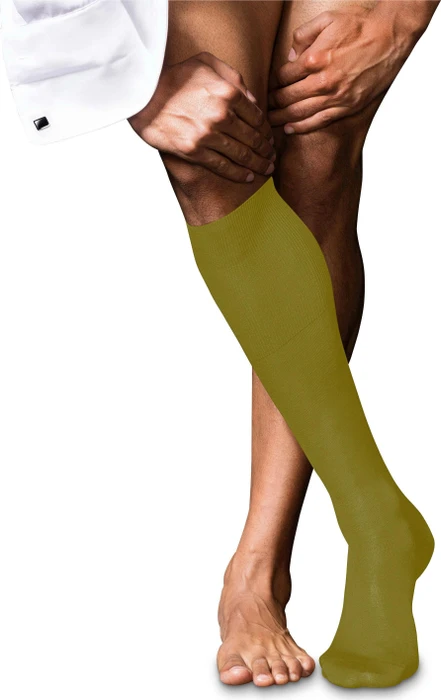 Falke No. 9 Pure Fil d'Écosse Socken vegetal (Herren)