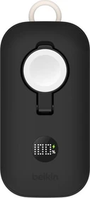 Belkin BoostCharge Pro Powerbank 10K mit Apple Watch-Ladegerät schwarz