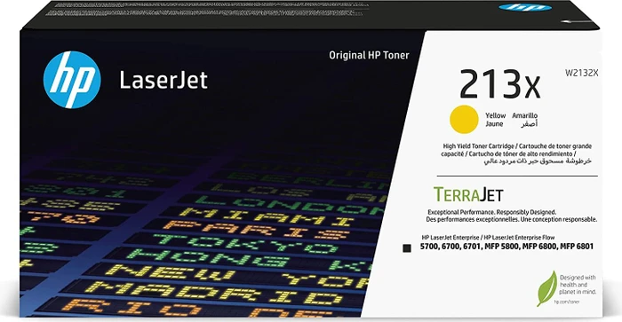 HP Toner 213X gelb hohe Kapazität